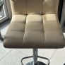 3 x cream adjustable kitchen stool Image 2