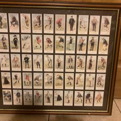 Framed rare collection of golf free postage