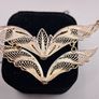 sterling silver golden lark wings necklace Image 3