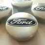 4x FORD silver 54mm alloy wheel centre caps cap 6M21-1003 Hub Cover Image 7