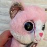 TY Beanie Boos FIONA the Pink Cat approx. 6 inch used Please see photos Image 4