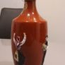 Ornate Vintage Ceramic Wine Bottle Image 2