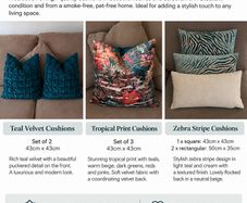 SCATTER BOX Designer Cushions Luxury Velvet & Feather-Filled