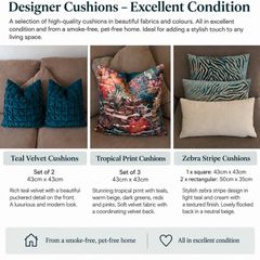 SCATTER BOX Designer Cushions Luxury Velvet & Feather-Filled