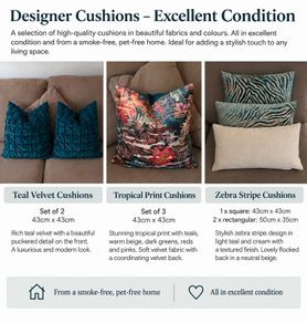 SCATTER BOX Designer Cushions Luxury Velvet & Feather-Filled