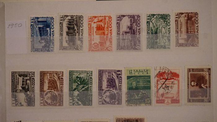 stamps 1950 y. USSR