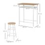 3-Piece Dining Kitchen Set with 1 Table and 2 Matching Chairs for Home Pub Cafe (FREE SHIPPING) Image 6