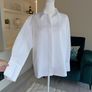 Ladies Fitted White Long-Sleeved Shirt by Next Image 4