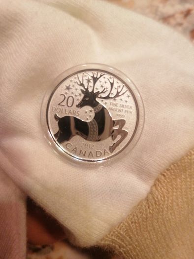 2012 Canada Silver 20 Dollars Coin