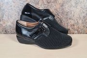 womens ALVIFLEX orthopaedic comfort and wellness shoes black Size UK 7 EU 40
