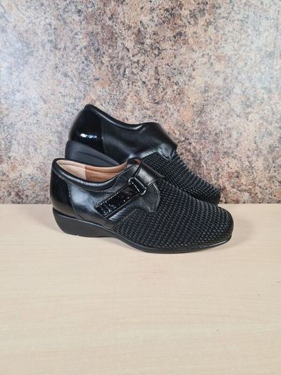 womens ALVIFLEX orthopaedic comfort and wellness shoes black Size UK 7 EU 40
