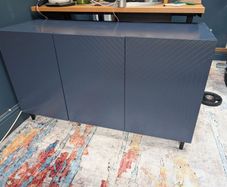 Laura James Large Three Door Sideboard - Geometric Blue