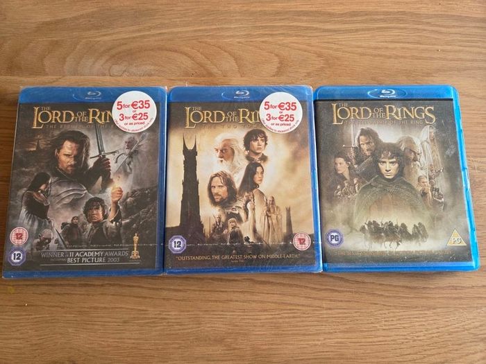 Lord of the Rings Trilogy Blu-Ray