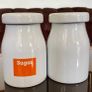 Vintage Typhoon Sugar and Tea Round Lidded Ceramic Jar Pantry Storage Image 4