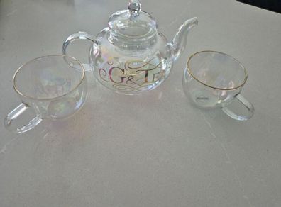 Tea set Gin & T cocktails