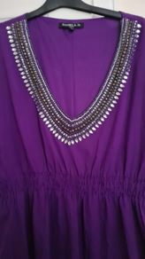 Scarlett &jo Purple Sequin Dress Size 24