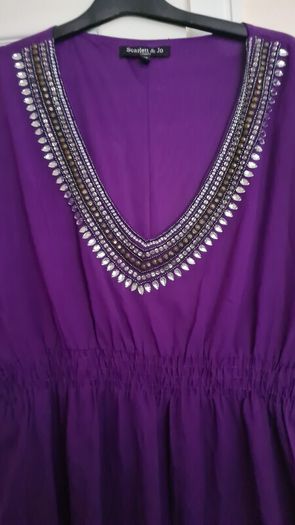 Scarlett &jo Purple Sequin Dress Size 24