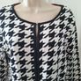 Limited Collection  Black & White Cardigan Size 14 Image 2