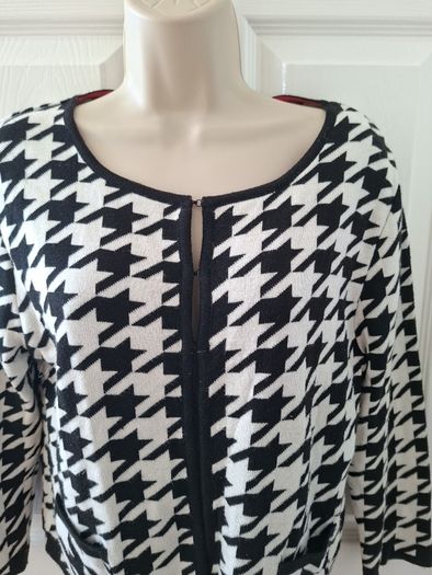 Limited Collection  Black & White Cardigan Size 14