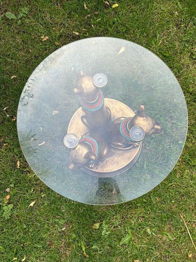 Egyptian bastet side table