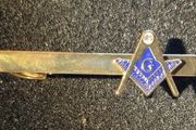 Masonic tie clip.