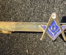 Masonic tie clip.