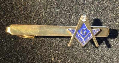 Masonic tie clip.