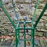 Vintage wrought iron & brass pedestal Image 4