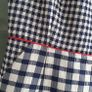 PRECIS navy white red shift dress with pockets Sz 10 UK Image 4