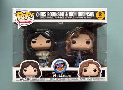 Funko Pop - Chris Robinson and Rich Robinson - The Black Crowes - Pop Rocks Music Vinyl Action Figure 2 Pack
