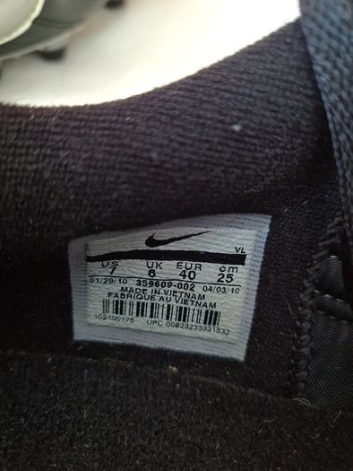 2010 nike premier II fg boots Size 6 eu 40 black leather in excellent condition