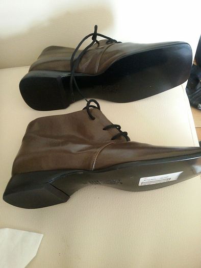 Dark green ankle boots size 35