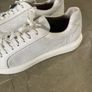 Mens white leather Bianco  shoes size 46/11 Image 3