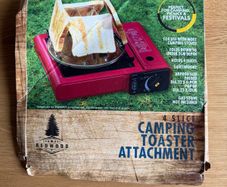 Brand new 4 slice camping toasters attachment for cookers