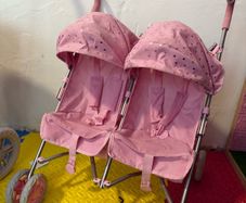 double dolls pram