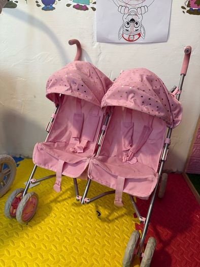 double dolls pram