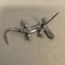 Antique Silver Lizard Brooch Image 3