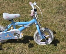 12 Inch Puppy Bike Pastel Blue