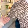 Brand New Emery Rose Wrap Front Geometric Midi Dress - Size M / UK 10 / EU 38 Image 6