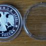 3 Roubles 1992 y. silver. Russia Image 2