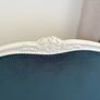 French Shabby Chic style upholstered double bed Image 6