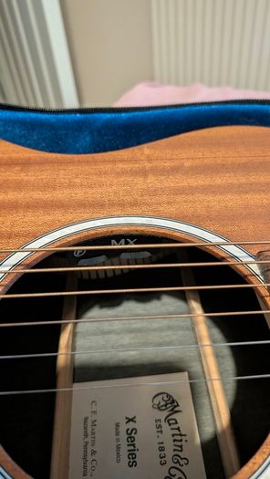 Martin GPC-X2E acoustic guitar like new + bag