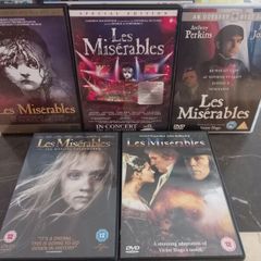 Les Miserables DVD Collection Bundle Lot Musical Movies & Live Stage Shows