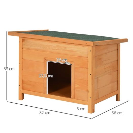 85Wx58Dx58H cm Waterproof Elevated Dog Kennel-Wooden (FREE SHIPPING)