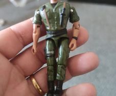 1986 Lanard The Corps! HAMMER Airborne Snipper v6 3.75" Action Figure RED Beret