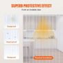 Clear PVC Strip Curtain, 45.7 m Length x 20 cm Width, Plastic Door Strip Bulk Roll, Walk in Freezer Cooler Image 3
