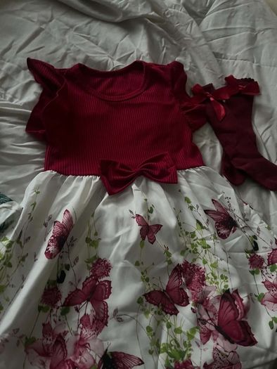 kids dress with socks