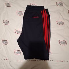 Lanvin boys navy and red tracksuit bottom new 14 yrs