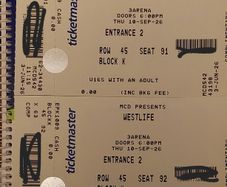 2 Westlife Tickets