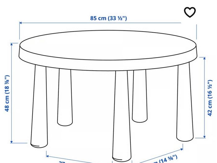 kids sturdy play table and chair